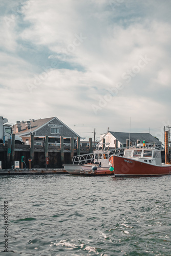 boats in the harbor © Thacher Andreae