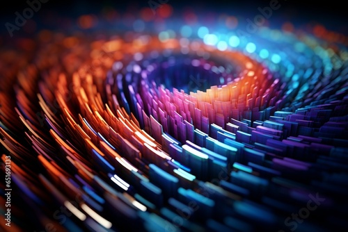 close up of a spiral, Generative AI