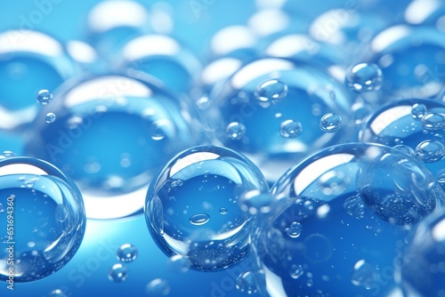bubbles in water, Generative AI