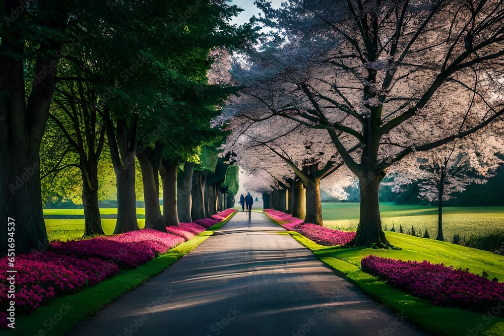 Obraz premium spring in the park