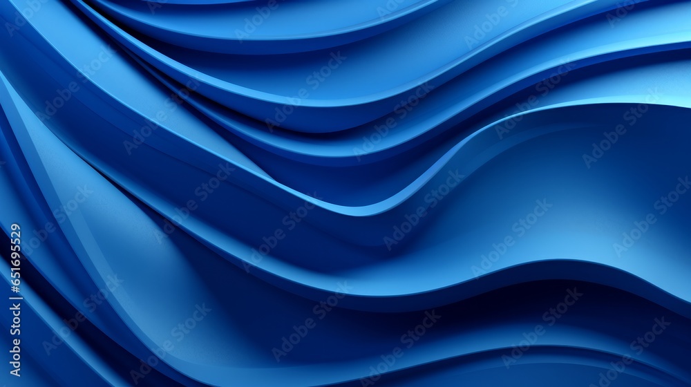 A three-dimensional render featuring a captivating blue wavy pattern. This design showcases the dynamic and mesmerizing qualities of three-dimensional art A three-dimensional render featuring a captivating blue wavy pattern. This design showcases the dynamic and mesmerizing qualities of three-dimensional art
