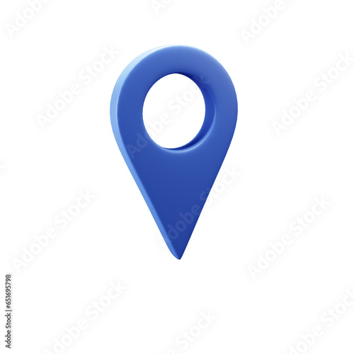 Free Download Blue Pin - GFXLoad