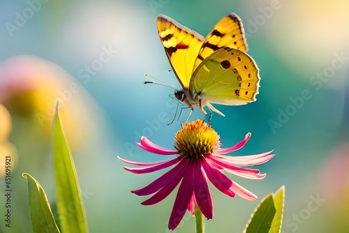 butterfly on a flower © Umail