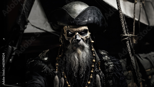Cursed pirate, close up