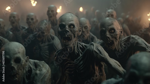 Horde of zombies 