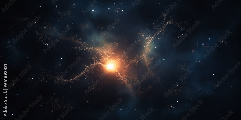 space galaxy background. Panoramic view space galaxy background. Panoramic view