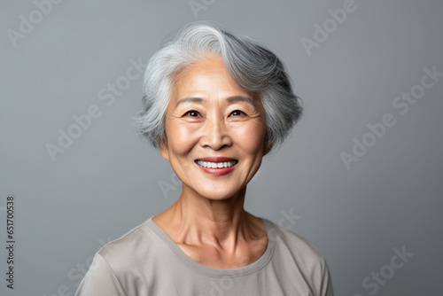 Woman portrait elderly grandmother lady female senior happy old beauty adult mature person age