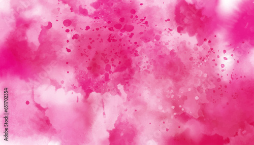 Pink watercolor background for your design, watercolor background concept, vector. Ink splatter texture