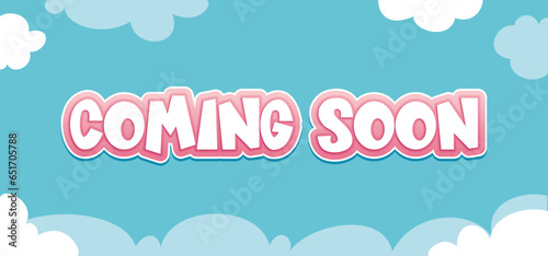фотографія Embrace the Anticipation: A Cartoony 'Coming Soon' Teaser in 3D Style!