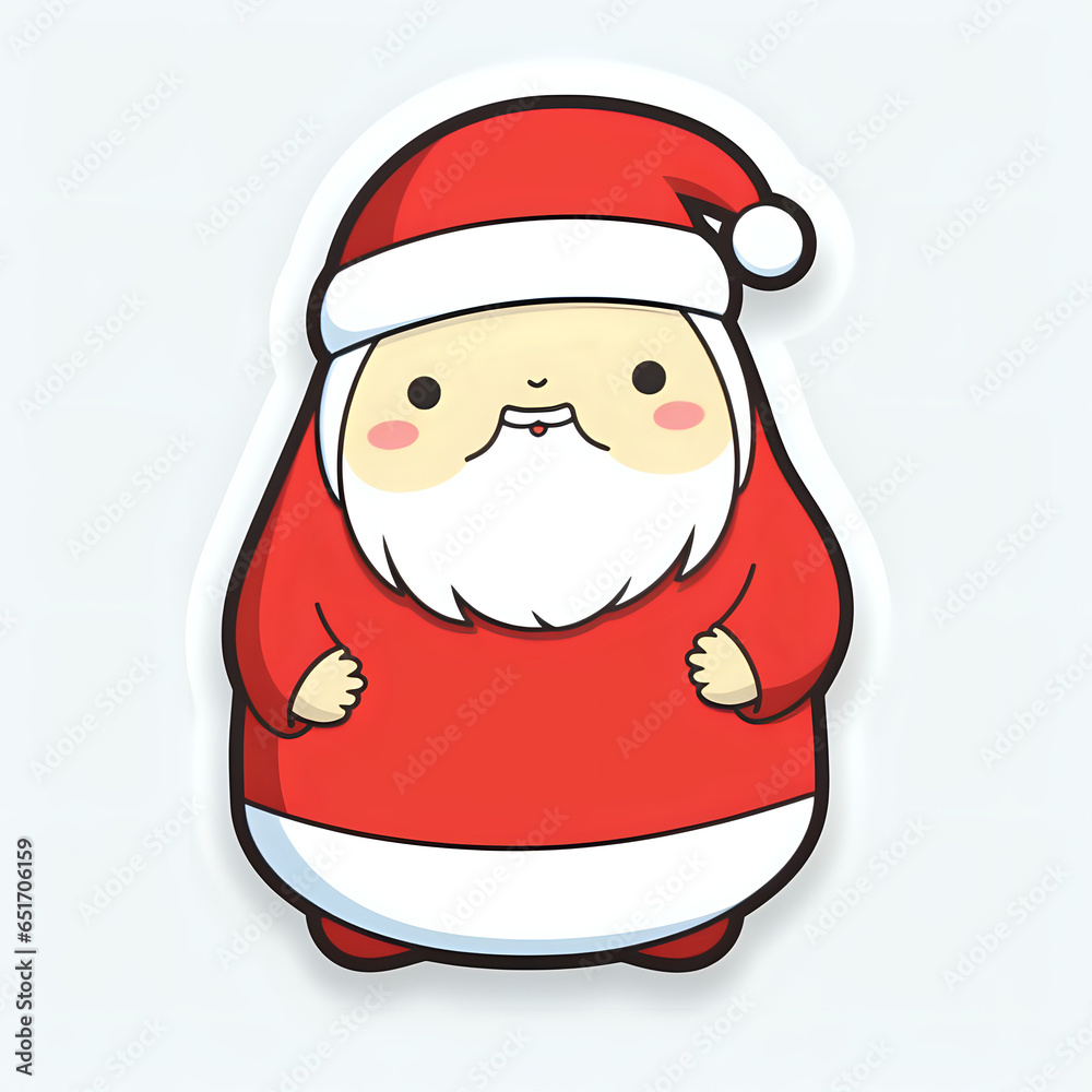 santa claus with bag Stickers santa claus with bag Stickers