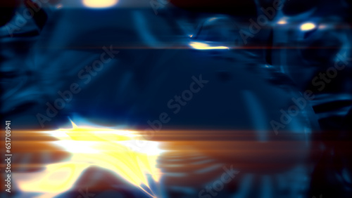 shining blue smooth mild bubbles particles - dark bokeh background - abstract 3D rendering © Dancing Man
