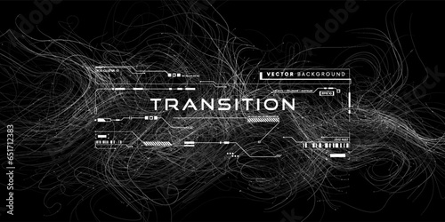 Big data transfer technology futuristic concept. Artificial intelligence development and expansion. Quantum computing, global impact of AI, neural network. Vector illustration