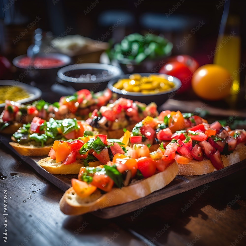 Italian Delights: Bruschetta Board at its Finest Italian Delights: Bruschetta Board at its Finest