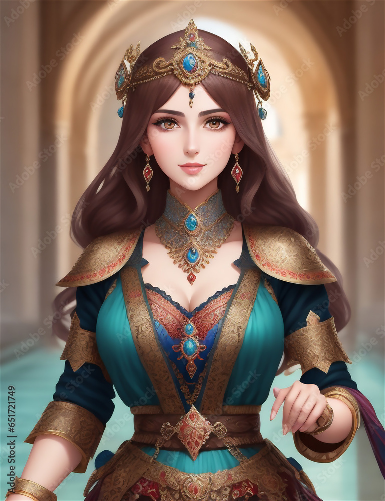 Haseki Sultan, wife of the Ottoman sultan. Ottoman Woman. Beautiful