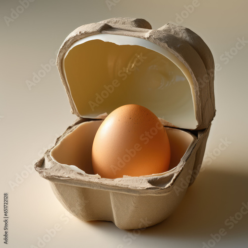 Double shell box, surreal food photo