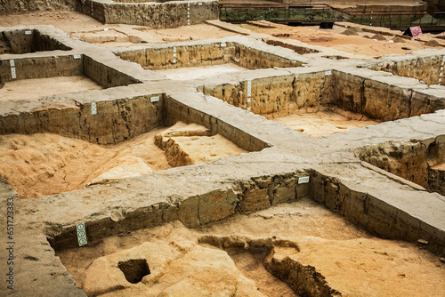 Interior of the Jinsha Excavation Site in Chengdu China