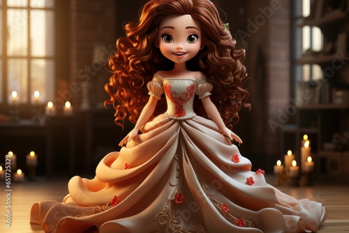 cute teenage fairy tale princess