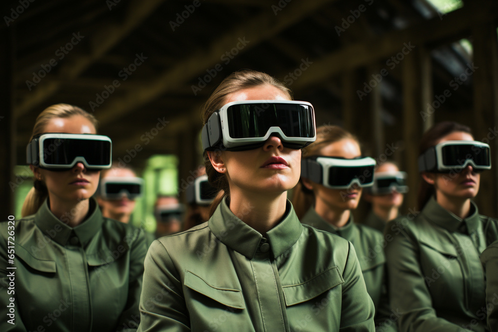 VR glasses. helmet device that allows you to partially immerse yourself in the world of virtual reality, creating visual and acoustic effect of being present in a space defined by a control device VR glasses. helmet device that allows you to partially immerse yourself in the world of virtual reality, creating visual and acoustic effect of being present in a space defined by a control device