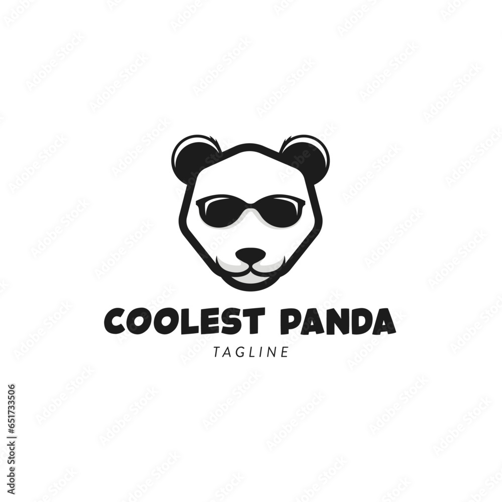 Friendly panda logo icon template. Happy white bear brand identity emblem. cool animal head smile sign. Vector illustration.
Friendly panda logo icon template. Happy white bear brand identity emblem. cool animal head smile sign. Vector illustration.