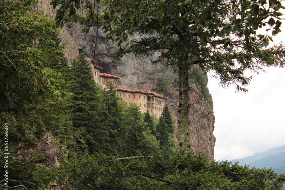 old historical buildings on the mountain old historical buildings on the mountain