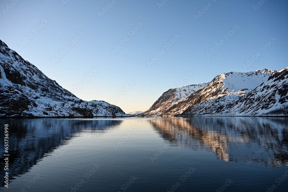 ski and sail - Norwegian winter