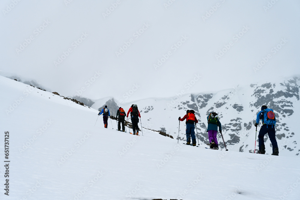 ski and sail - Norwegian winter