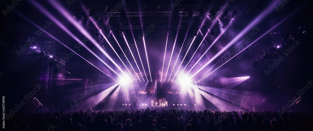 Obraz premium Cool stage lighting effect pictures