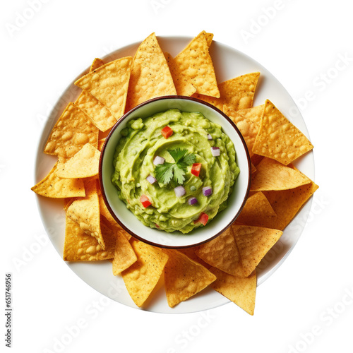 Chips and Guacamole Isolate...