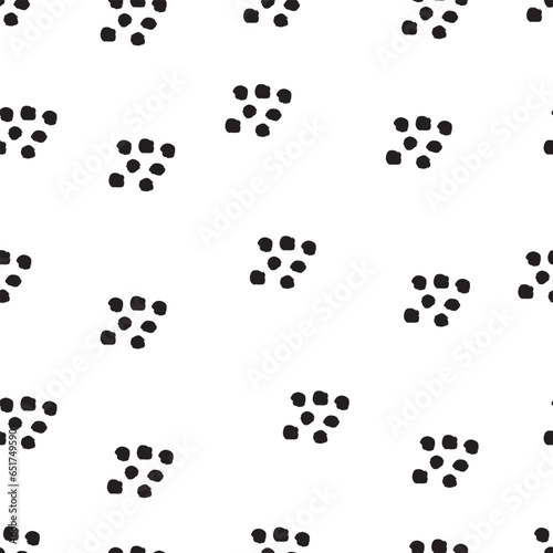 abstract spots seamless pattern