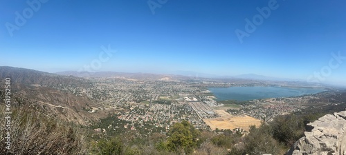 Panorama from Moutain Top Overlooking Southern California photo