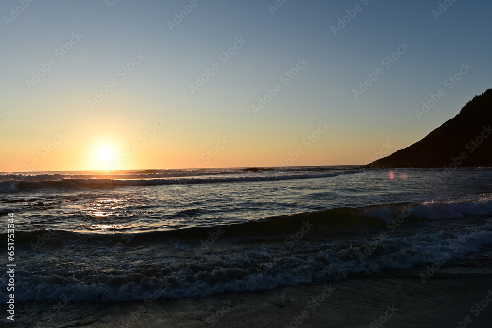 Fototapeta premium sunset over the sea