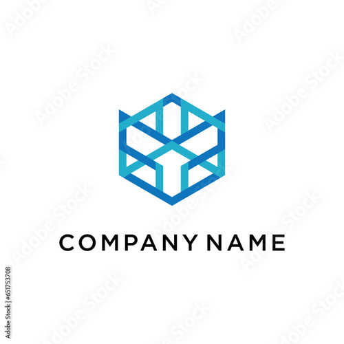 Hexagon Initials Y logo design inspiration