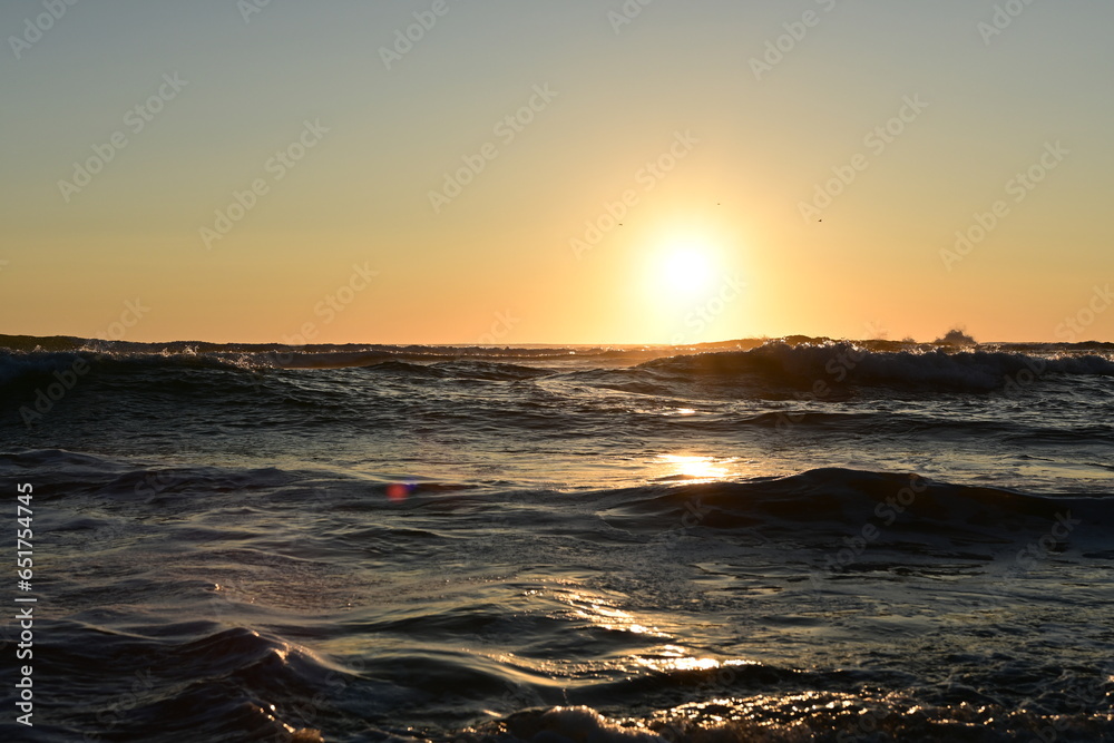 Fototapeta premium sunset on the beach