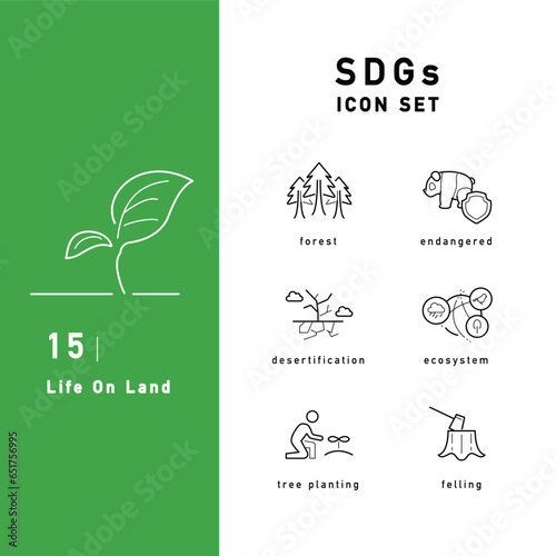 SDGs Line Icons