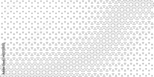 Triangle Vector Abstract Geometric Background. Halftone Triangular Pattern