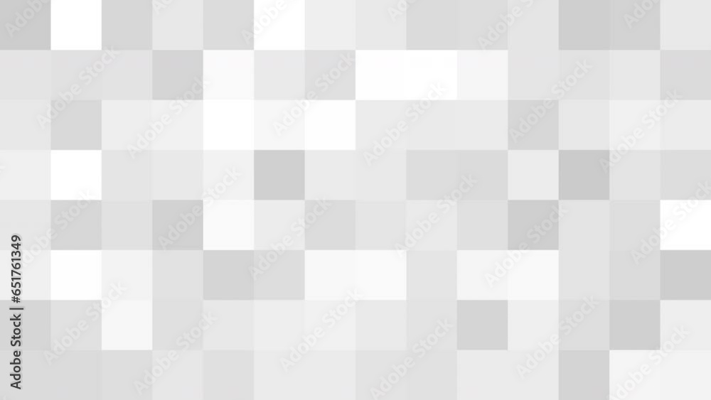 Digital square grid white grey background. Seamless looping animation Digital square grid white grey background. Seamless looping animation