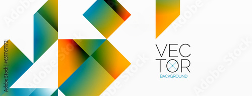 Minimalist elegance - lines, squares, triangles converge on white. Geometry essence showcased in serene harmony. Harmonizing essential shapes on a pristine backdrop