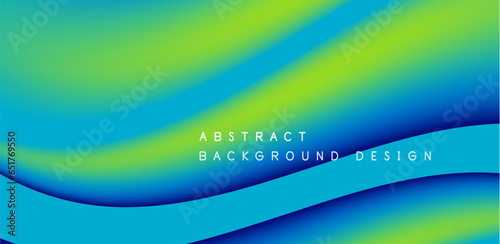 Abstract vector backdrop with fluid, geometric elements. Harmonious blend of form and color, evoking dynamic and captivating visual landscape for wallpaper, banner, background, landing page