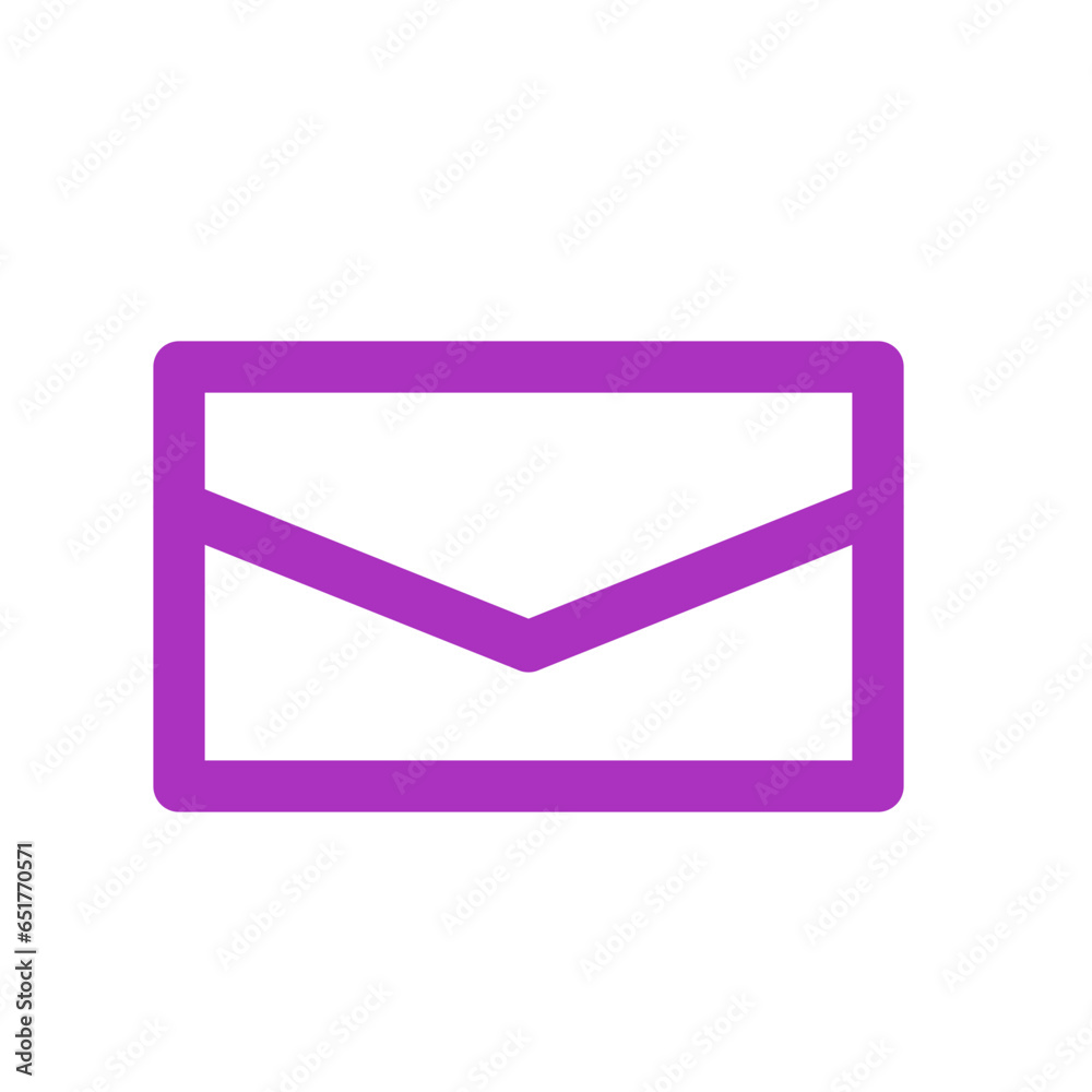 Purple Email Vector Icon Purple Email Vector Icon