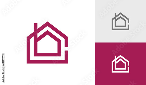 Letter CB house logo design