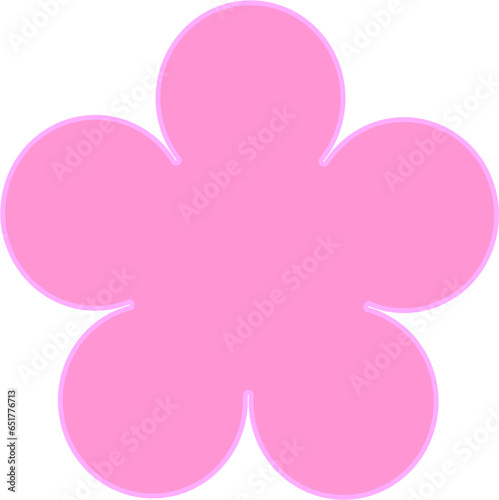 Flowers and stars for decoration, gift wrapping paper, card 