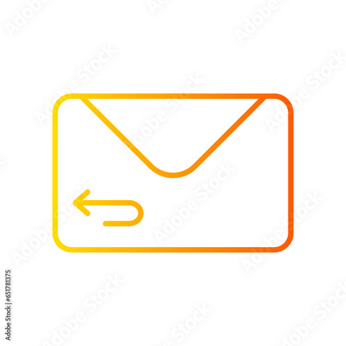 inbound gradient icon