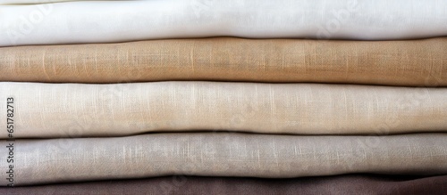 Hypoallergenic eco friendly linen and cotton fabric for tablecloths clothes home textiles bed linen