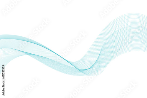 Wallpaper Mural Abstract blue waves vector illustration Modern background design Design elements Torontodigital.ca