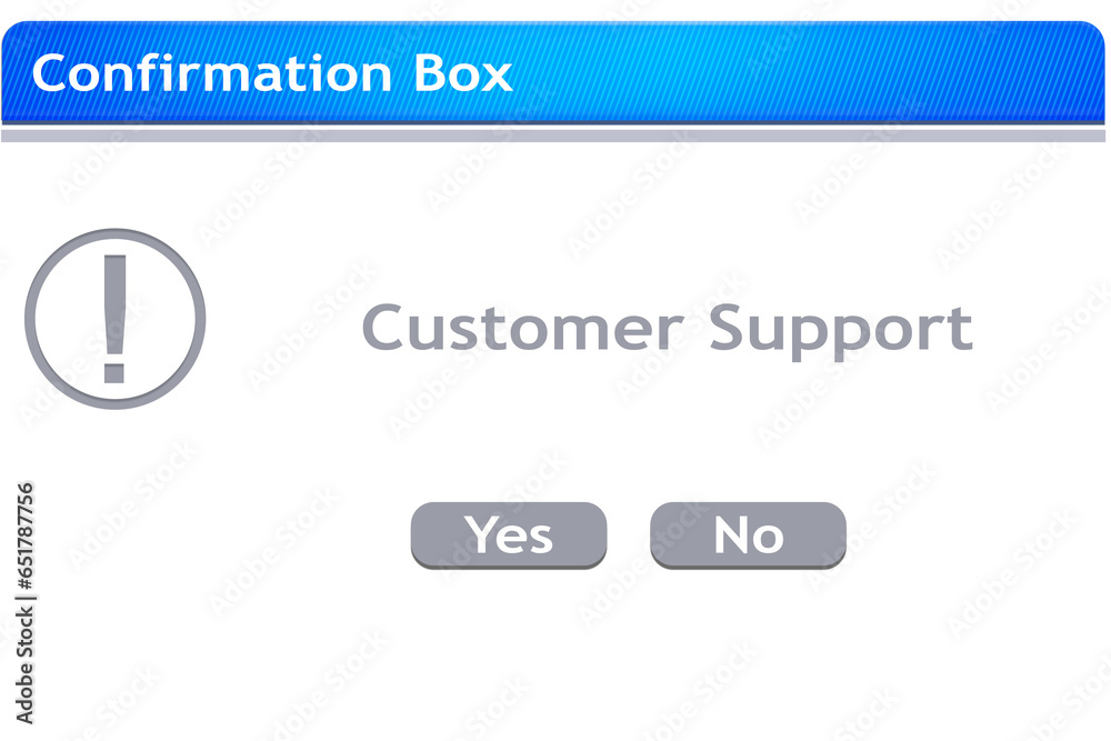 Digital png illustration of confirmation box with customer service text on transparent background Digital png illustration of confirmation box with customer service text on transparent background