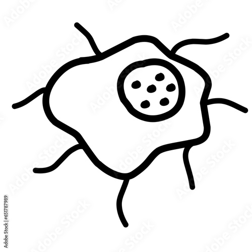 bacteria line icon