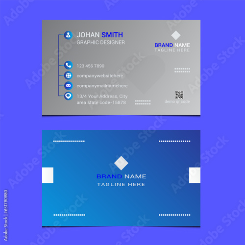 Business card design template