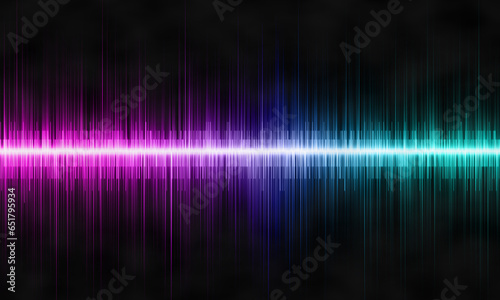 Sound wave abstract background