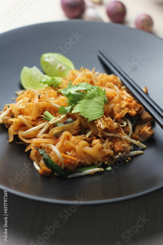 Thai food Pad thai , Stir fry noodles in padthai style