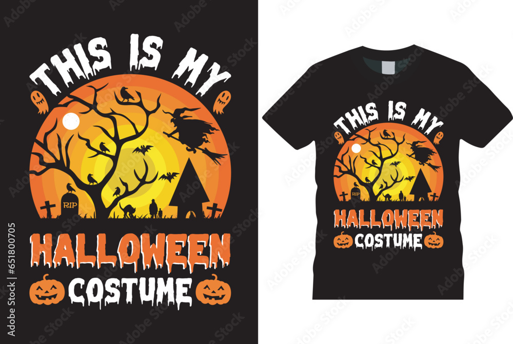 Halloween T-Shirt VECTOR Halloween T-Shirt VECTOR